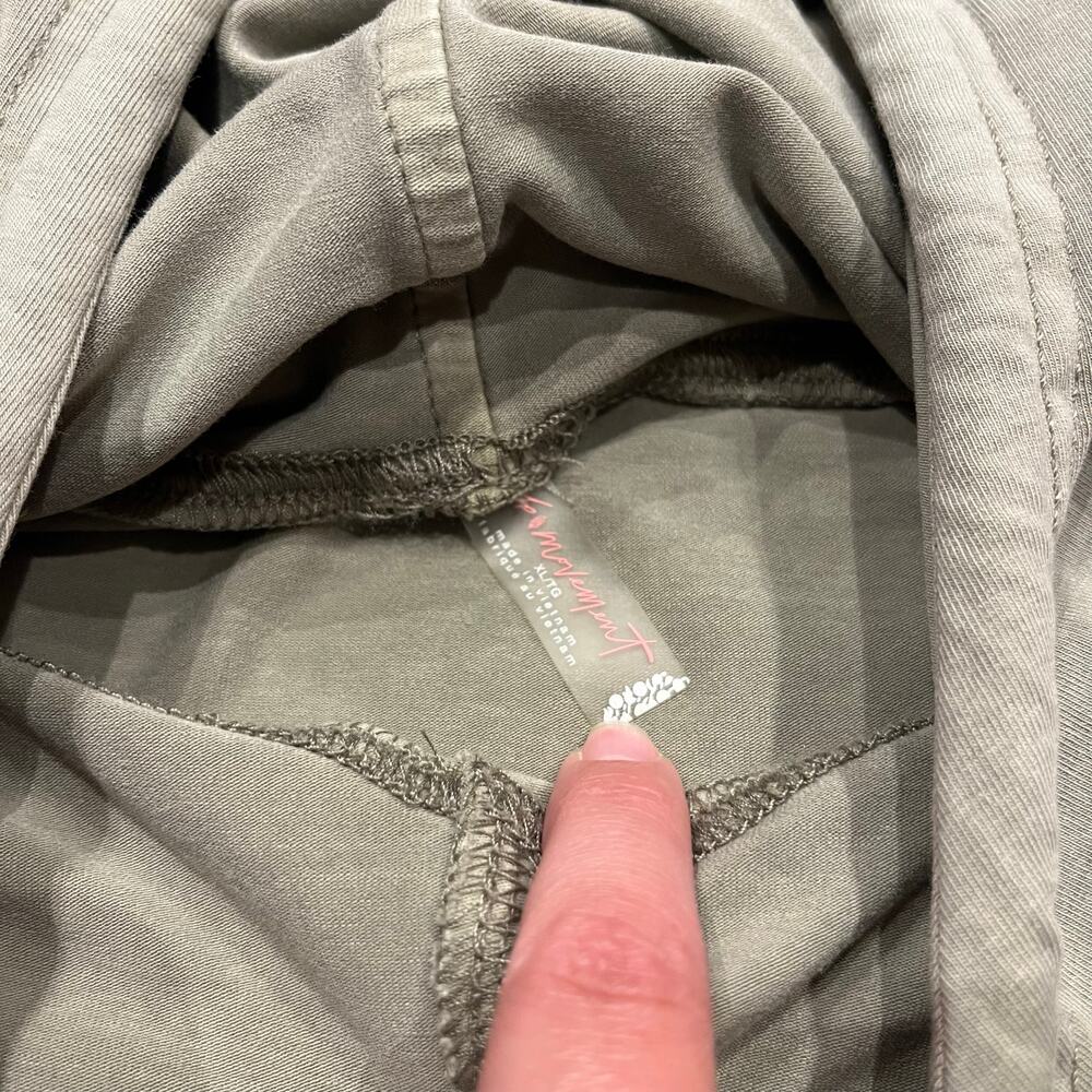 Free People Movement Hotshot Hooded Layer Oversized Green XL Athleisure Gym - Picture 2 of 7